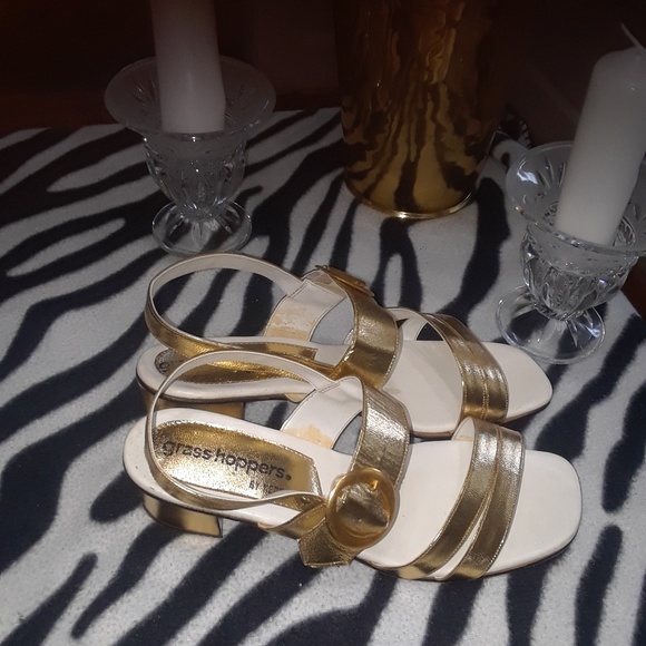 Gold Sandals - Picture 3 of 4